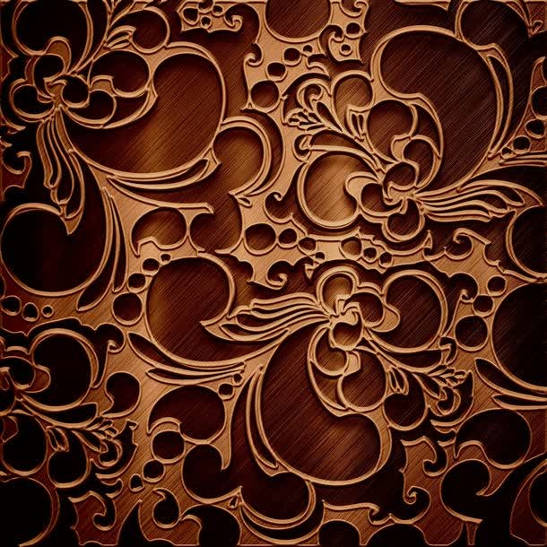 金属花纹屏风背景