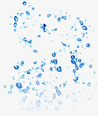 蓝色水滴背景夏天