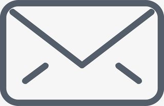 邮件图标线条免抠