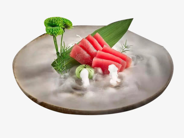 干冰与水果图片素材免抠