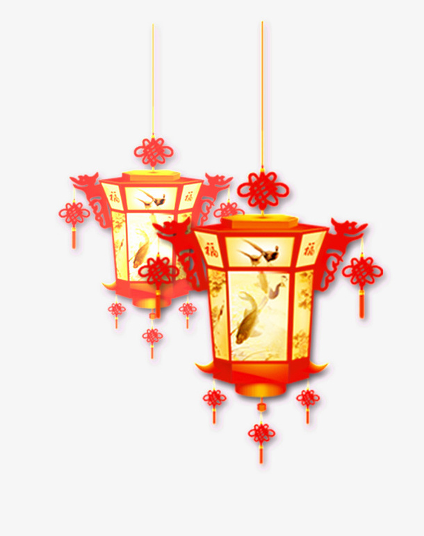 中国风 灯笼 元宵节 插图免抠