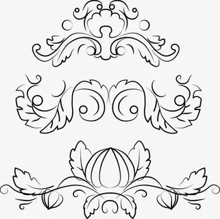 矢量花纹免抠 矢量花纹免抠