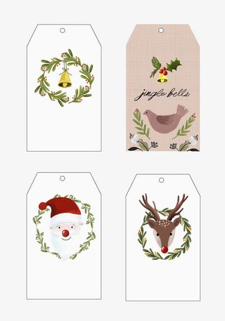 标签 圣诞节卡片免抠
