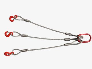 红色钢丝绳免抠