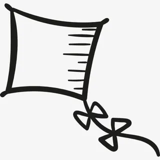 绘制风筝图标免抠