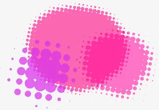 玫红潮流元素免抠