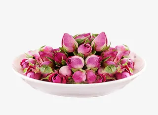 白碟的法兰西玫瑰图片素材免抠