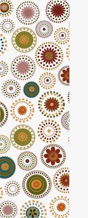 圆形花纹背景图片