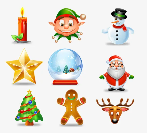 圣诞元素装饰气氛免抠