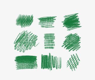 粉笔草稿线条素材免抠