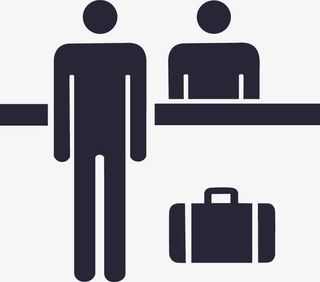 询问服务台免抠图标元素