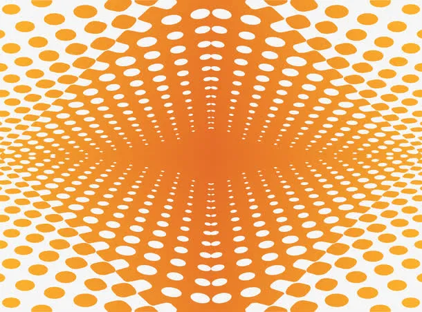 橙色圆点渐变背景
