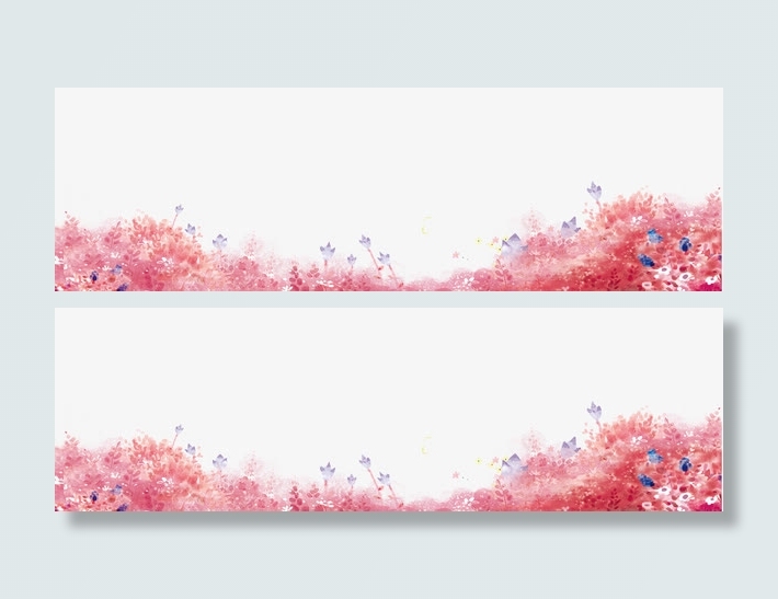 粉色花丛背景
