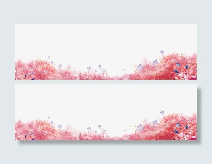 粉色花丛背景
