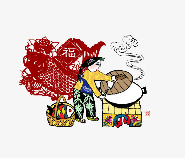 古风剪纸免抠