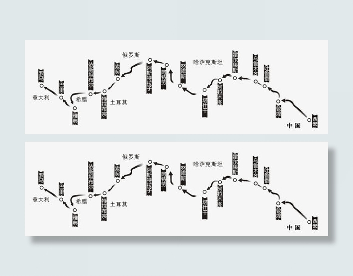 丝绸路线免抠