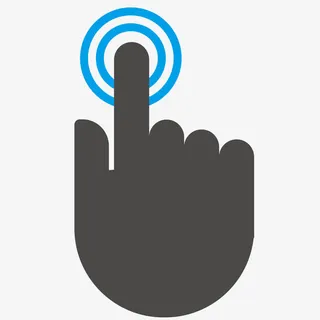 手指点击选中图标图片icon免抠