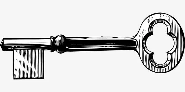 横放的钥匙免抠