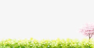 春天海报素材免抠