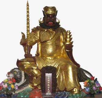 财神塑像素材图片免抠