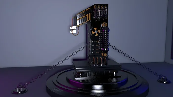 c4d炫酷金属字高清
