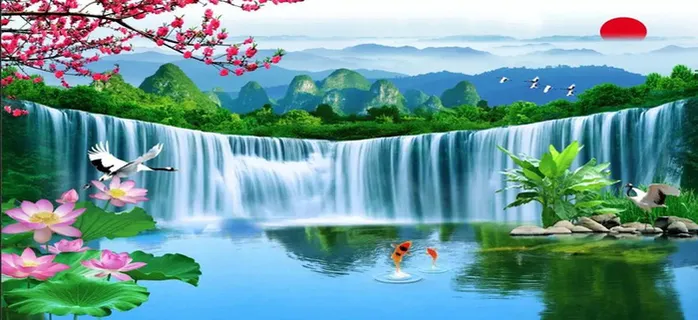 山水风景画高清