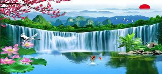 山水风景画高清