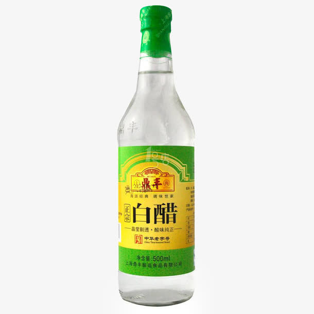 玻璃瓶装白醋免抠