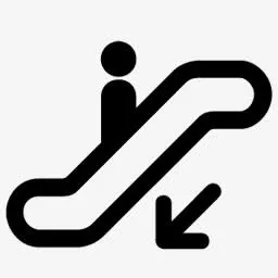 下行电梯图标免抠