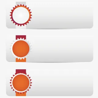 灰色圆角标签免抠