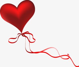 矢量情人节红色汽球素材免抠