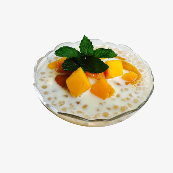 芒果西米露免抠