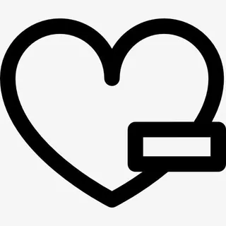 减去心图标免抠