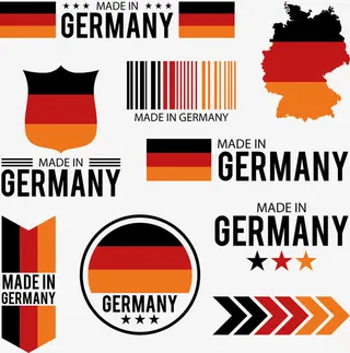 矢量手绘德国文化免抠