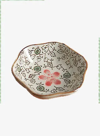 梅花形碟子免抠