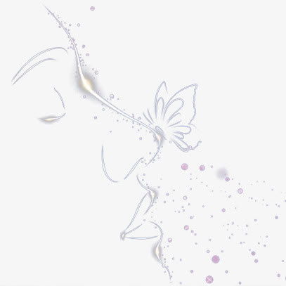 女生脸医美蝴蝶免抠