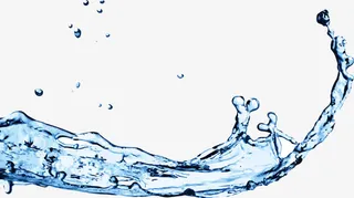 唯美蓝色水流免抠