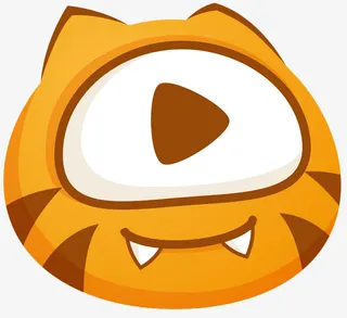 卡通手绘虎牙直播免抠