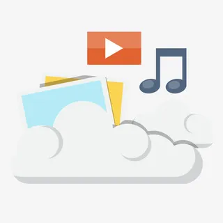 云盘照片音响存储免抠