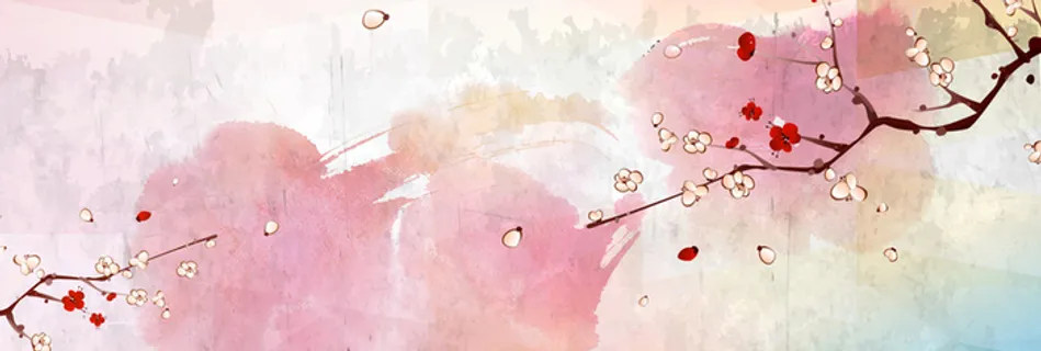 中国风彩色渐变海报banner高清