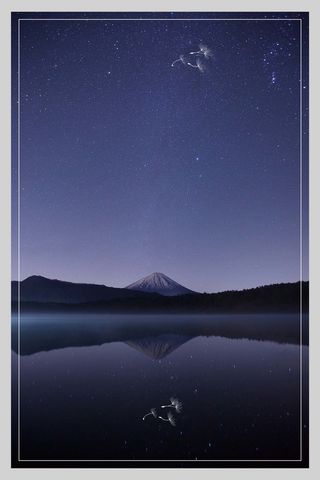 深色静谧唯美广告海报背景高清