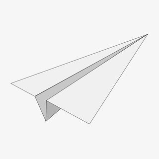 纸飞机飞天上免抠