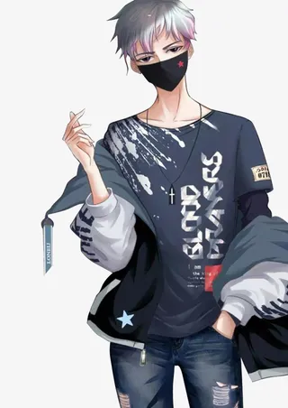 帅气的动漫男生免抠