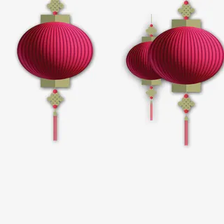 红灯笼免抠
