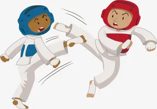 散打运动与免抠