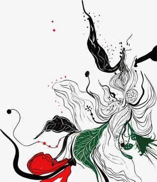 创意古典花纹矢量印染素材免抠