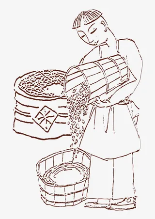 端午节粽子制作手绘矢量图免抠