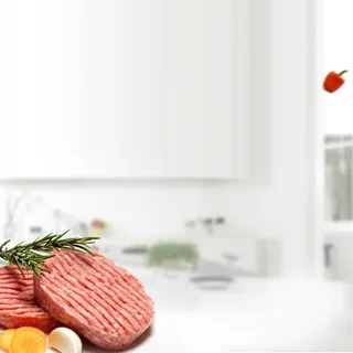 简约厨房家电煎锅PSD分层主图背景素材高清