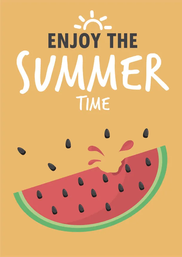 enjoy the summer免抠