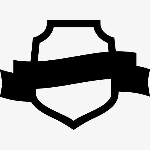 奖象征盾牌旗帜图标免抠